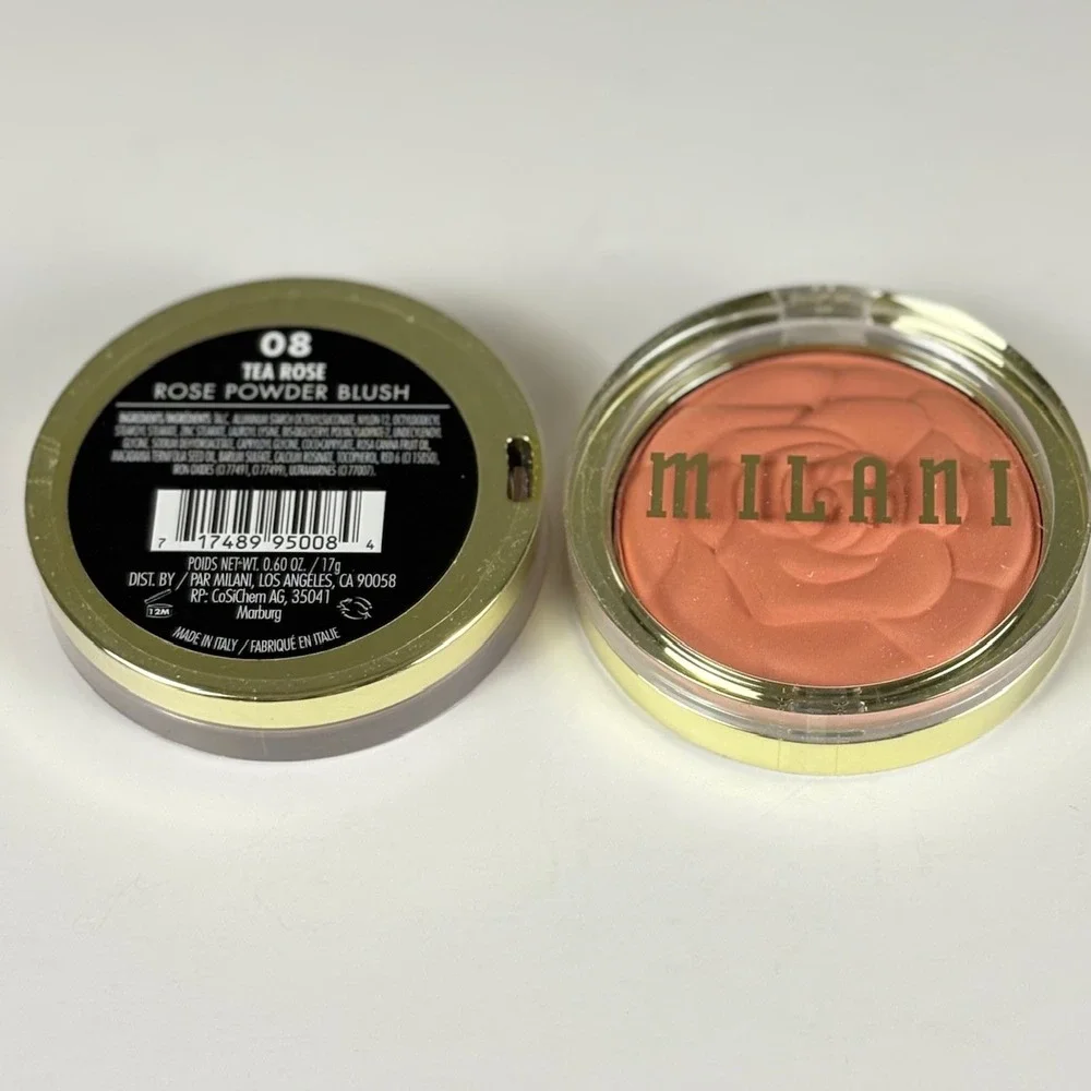 NEW Milani Rose Powder Blush 08 Tea Rose Makeup Women‎